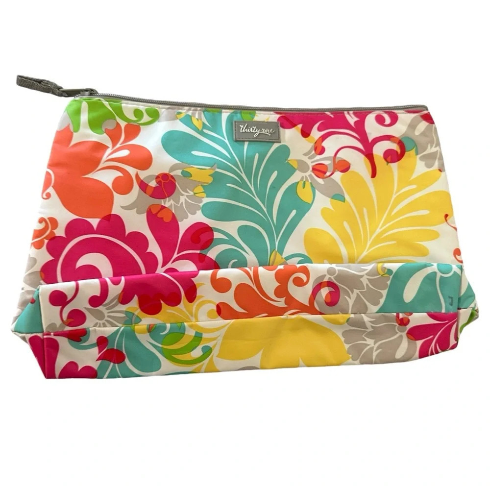 Thirty One insulated floral bag 13 x 8 1/2"